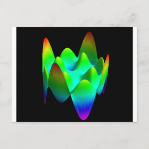 Postale Carte postale: Zernike polynomial Z(8,4) dos blanc