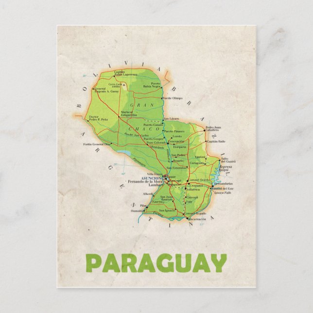 Postale CARTE POSTCARDS ♥ Paraguay (Devant)