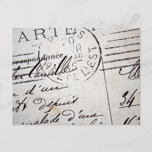 Postale Carte Poste vintage Paris, Cher Camille... (Devant)