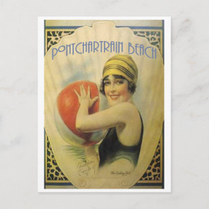 Postale Carte Poster Pontchartrain Beach