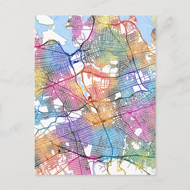 Postale Carte Queens New York (Devant)