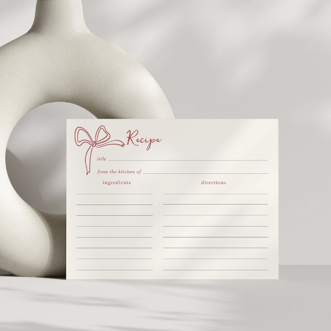 Postale Carte Recette Fête des mariées Dolce Vita (Créateur téléchargé)