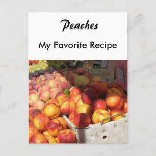 Postale Carte Recette - Pêche