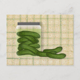 Postale Carte Recette Pickles