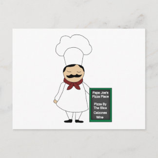Postale Carte Recette Pizza #5