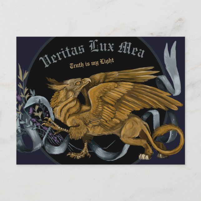Postale Carte Regal Gold Griffin (Devant)