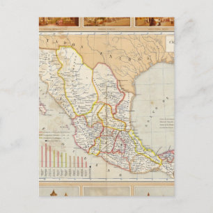 Postale Carte religieuse du Mexique