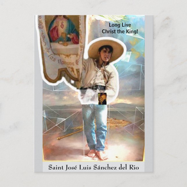 Postale Carte Saint José Luis Sánchez del Rio (Devant)