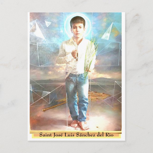 Postale Carte Saint José Luis Sánchez del Rio (Devant)