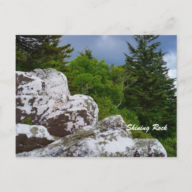 Postale Carte Shining Rock Post (Devant)