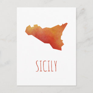 Postale Carte Sicile