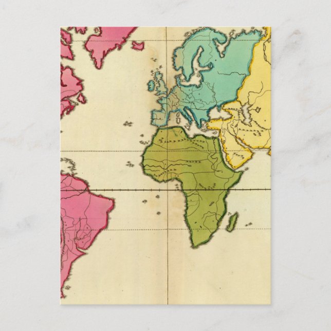 Postale Carte simple Monde (Devant)
