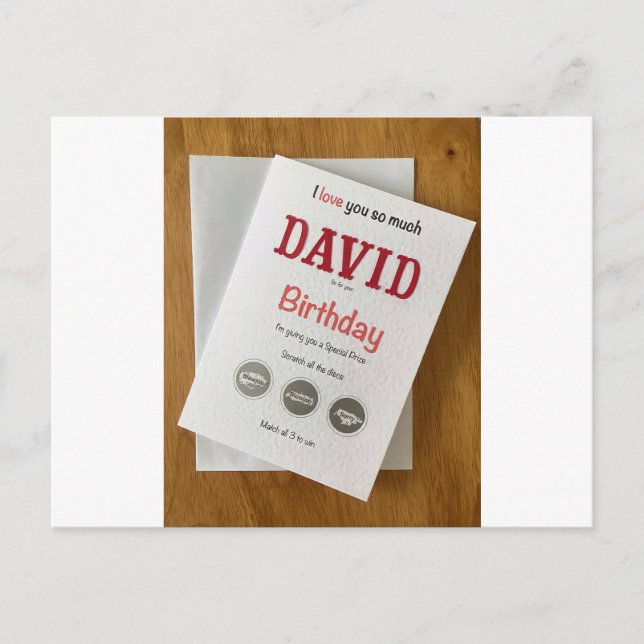 Postale Carte Spéciale Anniversaire Pour Votre Ami (Devant)