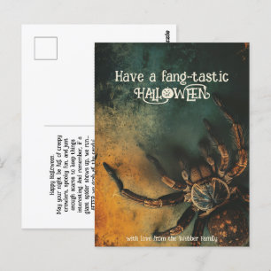 Postale Carte 🕷️ Spider HALLOWEEN