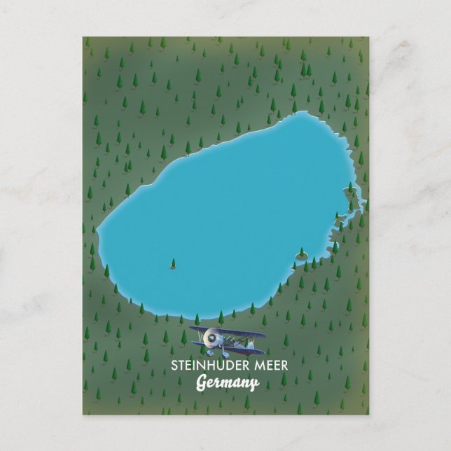 Postale Carte Steinhuder Meer Allemagne (Devant)