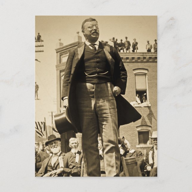 Postale Carte Stereoview Teddy Roosevelt 1905 Vintage (Devant)