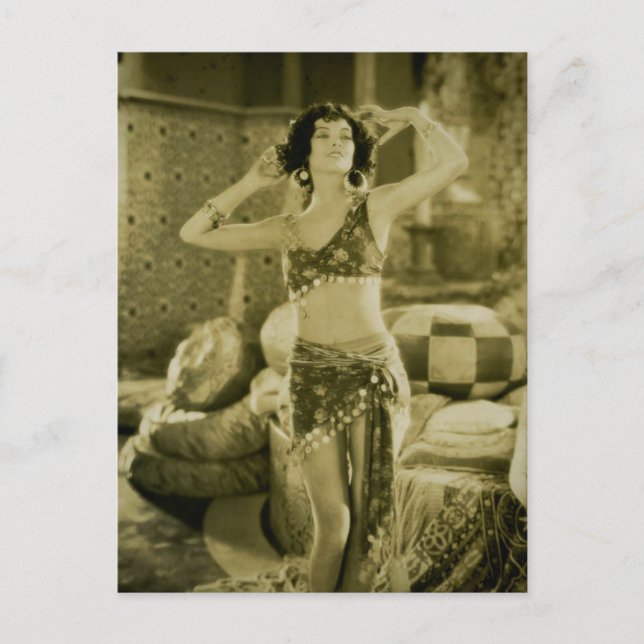 Postale Carte Sterevoview de l'époque du film silencieux (Devant)