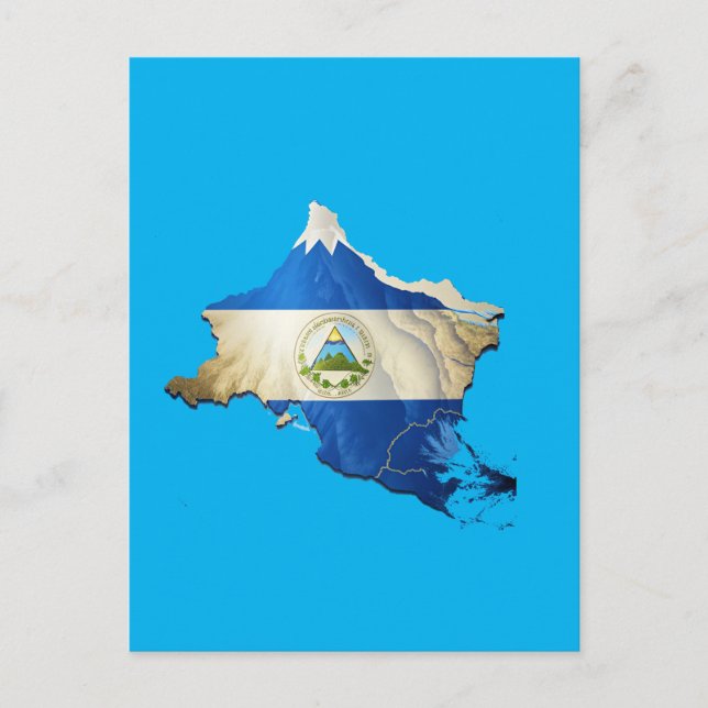 Postale Carte styliste du Nicaragua (Devant)