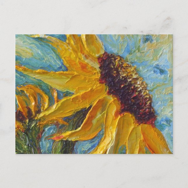 Postale Carte Sunflower Post (Devant)