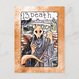 Postale Carte Tarot de la mort