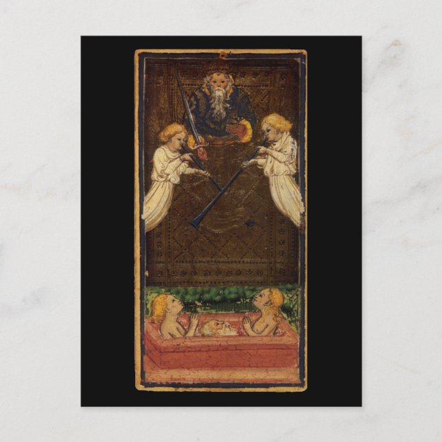 Postale Carte Tarot du jugement (Devant)