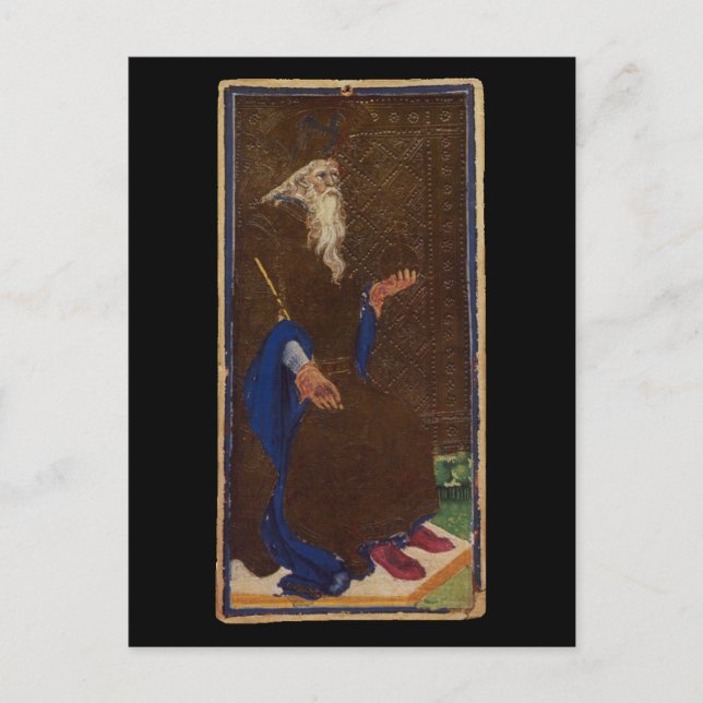 Postale Carte Tarot Empereur (Devant)