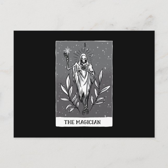 Postale Carte Tarot foncé (Devant)