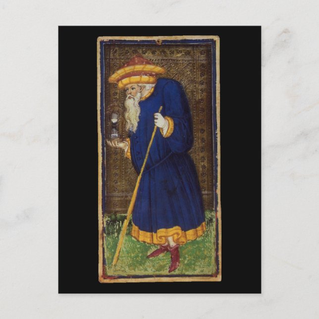 Postale Carte Tarot Hermit (Devant)