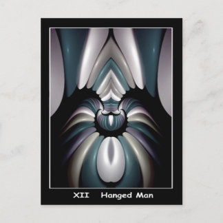 Postale Carte Tarot Homme Perdu