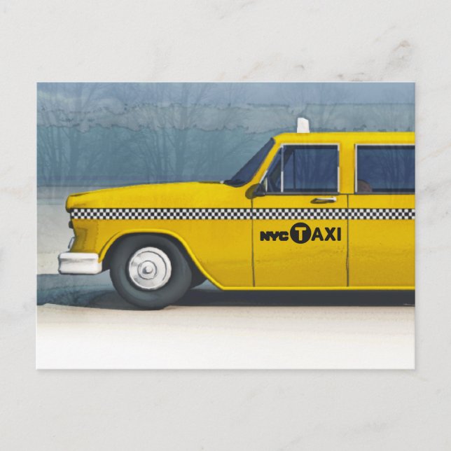 Postale Carte Taxicab (Devant)