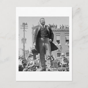 Postale Carte Teddy Roosevelt Stéréoview 1905 Vintage