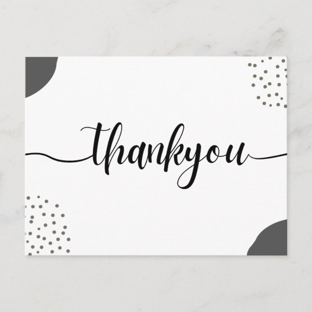 Postale Carte Thankyou (Devant)