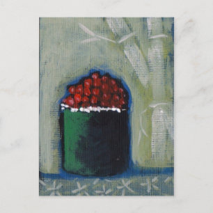 Postale Carte Tobiko Sushi Post par Campbell Jane
