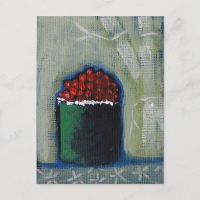 Postale Carte Tobiko Sushi Post par Campbell Jane (Devant)