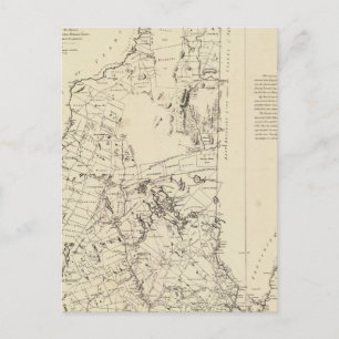 Postale Carte topographique