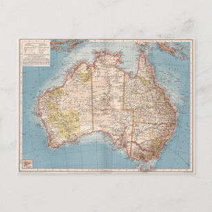 Postale Carte topographique australienne (1905)