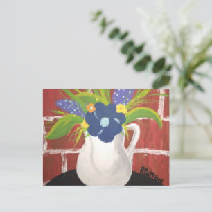 Postale Carte Vase en brique 5x7