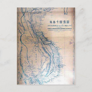 Postale Carte vietnamienne antique