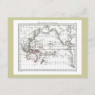 Postale Carte vintage 1806 - Australasie et Polynésie