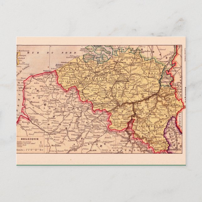 Postale Carte vintage, 1920, Belgique (Devant)