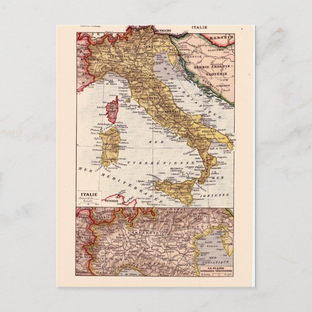 Postale Carte vintage, 1920, Italie (Devant)