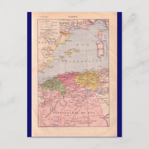 Postale Carte vintage, Algérie, vers 1920