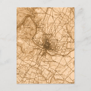 Postale Carte Vintage Austin