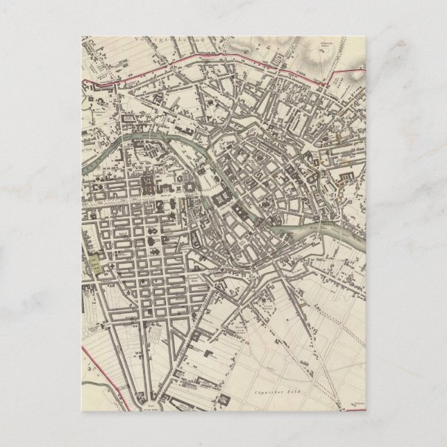 Postale Carte vintage de Berlin (1833) (Devant)