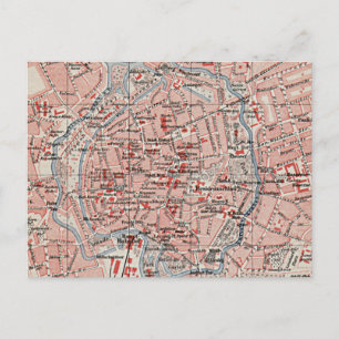 Postale Carte vintage de Braunschweig Allemagne (1905)