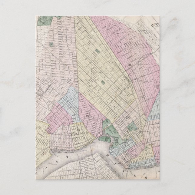 Postale Carte vintage de Brooklyn (1873) (Devant)