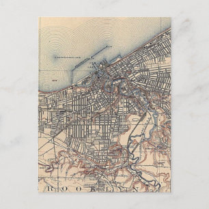 Postale Carte vintage de Cleveland (1904)