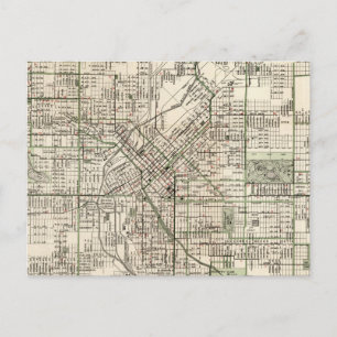 Postale Carte vintage de Denver Colorado (1920)