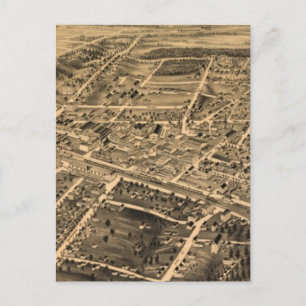 Postale Carte vintage de Durham NC (1891)