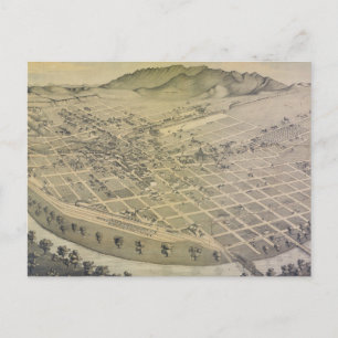 Postale Carte vintage de El Paso Texas (1886)